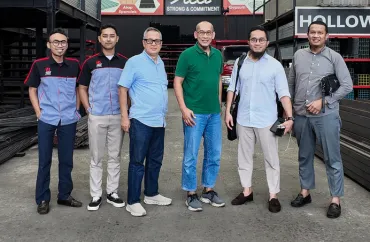 Kunjungan Manajemen Bintoro Corp ke Gudang Besi Hi Steel